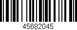 Código de barras (EAN, GTIN, SKU, ISBN): '45682045'