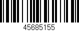 Código de barras (EAN, GTIN, SKU, ISBN): '45685155'