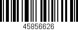 Código de barras (EAN, GTIN, SKU, ISBN): '45856626'