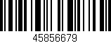 Código de barras (EAN, GTIN, SKU, ISBN): '45856679'