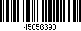 Código de barras (EAN, GTIN, SKU, ISBN): '45856690'