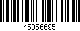 Código de barras (EAN, GTIN, SKU, ISBN): '45856695'