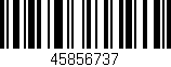 Código de barras (EAN, GTIN, SKU, ISBN): '45856737'