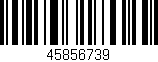 Código de barras (EAN, GTIN, SKU, ISBN): '45856739'