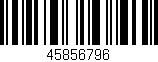 Código de barras (EAN, GTIN, SKU, ISBN): '45856796'