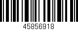 Código de barras (EAN, GTIN, SKU, ISBN): '45856918'