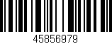 Código de barras (EAN, GTIN, SKU, ISBN): '45856979'