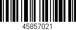 Código de barras (EAN, GTIN, SKU, ISBN): '45857021'