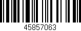 Código de barras (EAN, GTIN, SKU, ISBN): '45857063'