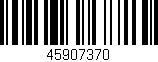 Código de barras (EAN, GTIN, SKU, ISBN): '45907370'