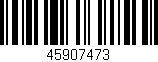 Código de barras (EAN, GTIN, SKU, ISBN): '45907473'