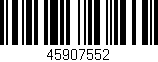 Código de barras (EAN, GTIN, SKU, ISBN): '45907552'