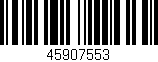 Código de barras (EAN, GTIN, SKU, ISBN): '45907553'