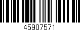 Código de barras (EAN, GTIN, SKU, ISBN): '45907571'