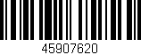 Código de barras (EAN, GTIN, SKU, ISBN): '45907620'