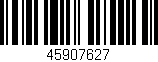 Código de barras (EAN, GTIN, SKU, ISBN): '45907627'