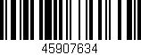 Código de barras (EAN, GTIN, SKU, ISBN): '45907634'