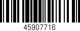 Código de barras (EAN, GTIN, SKU, ISBN): '45907716'