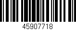 Código de barras (EAN, GTIN, SKU, ISBN): '45907718'