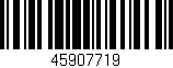 Código de barras (EAN, GTIN, SKU, ISBN): '45907719'