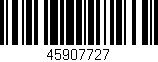 Código de barras (EAN, GTIN, SKU, ISBN): '45907727'
