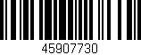 Código de barras (EAN, GTIN, SKU, ISBN): '45907730'