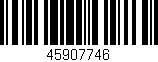 Código de barras (EAN, GTIN, SKU, ISBN): '45907746'