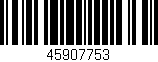 Código de barras (EAN, GTIN, SKU, ISBN): '45907753'