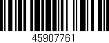 Código de barras (EAN, GTIN, SKU, ISBN): '45907761'