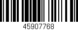 Código de barras (EAN, GTIN, SKU, ISBN): '45907768'