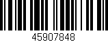 Código de barras (EAN, GTIN, SKU, ISBN): '45907848'