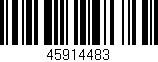 Código de barras (EAN, GTIN, SKU, ISBN): '45914483'