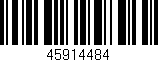 Código de barras (EAN, GTIN, SKU, ISBN): '45914484'