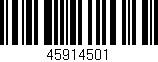 Código de barras (EAN, GTIN, SKU, ISBN): '45914501'