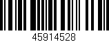 Código de barras (EAN, GTIN, SKU, ISBN): '45914528'