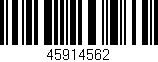Código de barras (EAN, GTIN, SKU, ISBN): '45914562'