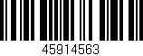 Código de barras (EAN, GTIN, SKU, ISBN): '45914563'