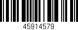 Código de barras (EAN, GTIN, SKU, ISBN): '45914579'