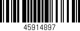 Código de barras (EAN, GTIN, SKU, ISBN): '45914897'