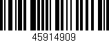 Código de barras (EAN, GTIN, SKU, ISBN): '45914909'