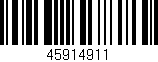 Código de barras (EAN, GTIN, SKU, ISBN): '45914911'