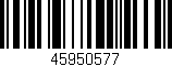 Código de barras (EAN, GTIN, SKU, ISBN): '45950577'