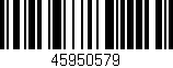 Código de barras (EAN, GTIN, SKU, ISBN): '45950579'