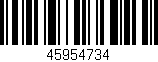 Código de barras (EAN, GTIN, SKU, ISBN): '45954734'