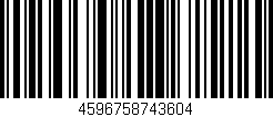 Código de barras (EAN, GTIN, SKU, ISBN): '4596758743604'