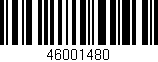 Código de barras (EAN, GTIN, SKU, ISBN): '46001480'