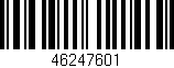 Código de barras (EAN, GTIN, SKU, ISBN): '46247601'