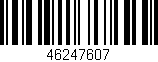 Código de barras (EAN, GTIN, SKU, ISBN): '46247607'