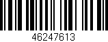 Código de barras (EAN, GTIN, SKU, ISBN): '46247613'