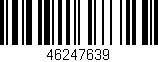 Código de barras (EAN, GTIN, SKU, ISBN): '46247639'